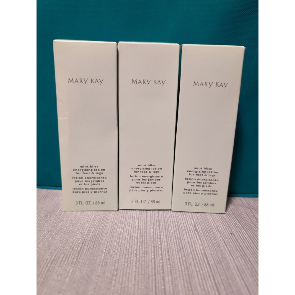 Mary Kay Mint Bliss Energizing Lotion For Feet & Legs 3 Oz Lot of 3 NIB 223788